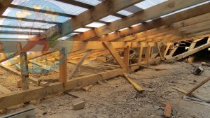 Базарная 48 Ремонт фасади, арки, замена крыши