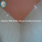 натяжной потолок в ванной